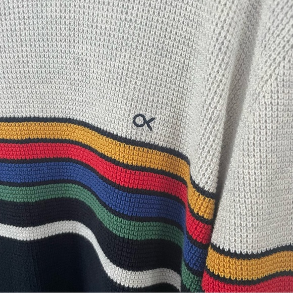 Outerknown Nostalgic Sweater Retro Inspired Stripes Size XL - Picture 5 of 9